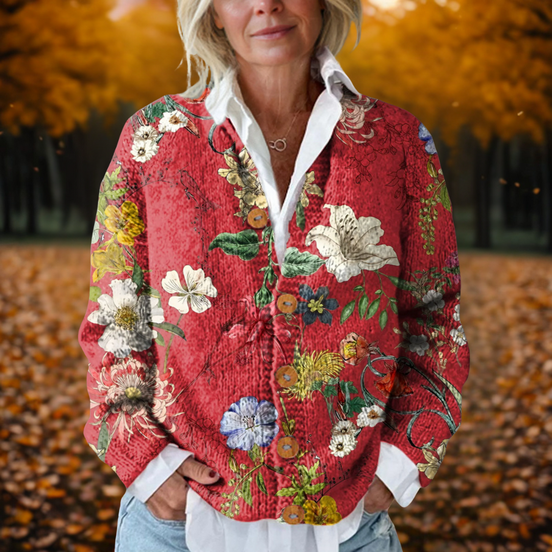 Larissa | Cardigan Floral Vintage
