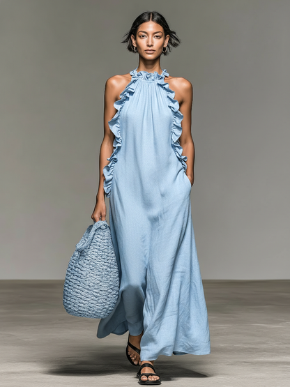 Marianne | Robe longue avec poches