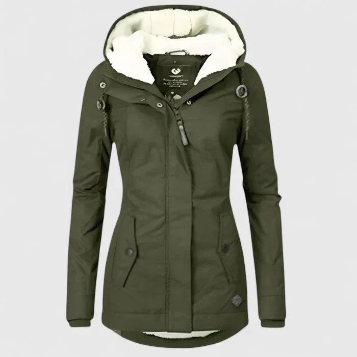 Louise – Veste Imperméable Élégante