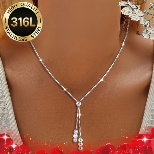 Collier Pendentif Perlé Vintage