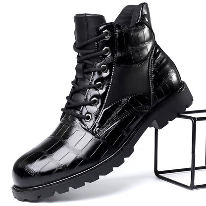 Rendell™ | Bottes en cuir crocodile