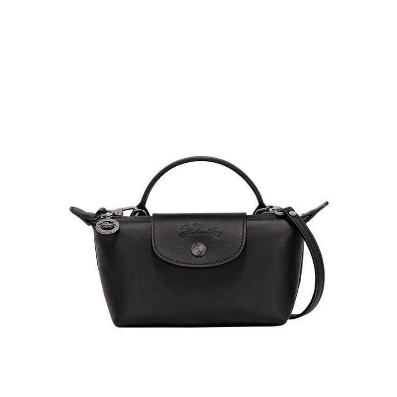 Mini Sac en Cuir - Noir
