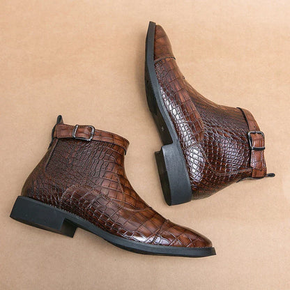 Dylan | Bottines avec Boucle en Cuir Synthétique