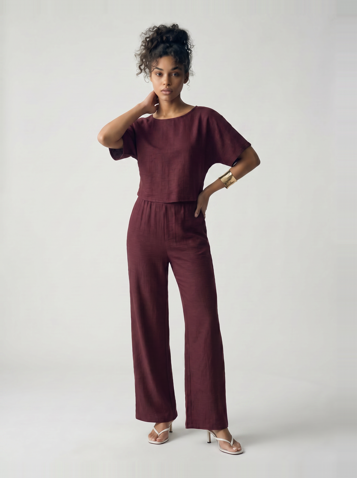 Coline | Ensemble en lin élégant
