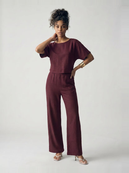 Coline | Ensemble en lin élégant